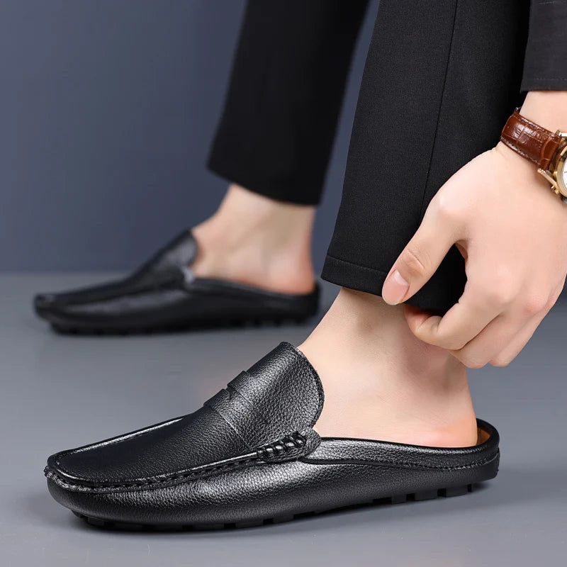 Mules en cuir pour homme "Le Farniente"