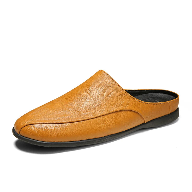 Mules cuir homme "L'Essentielle"