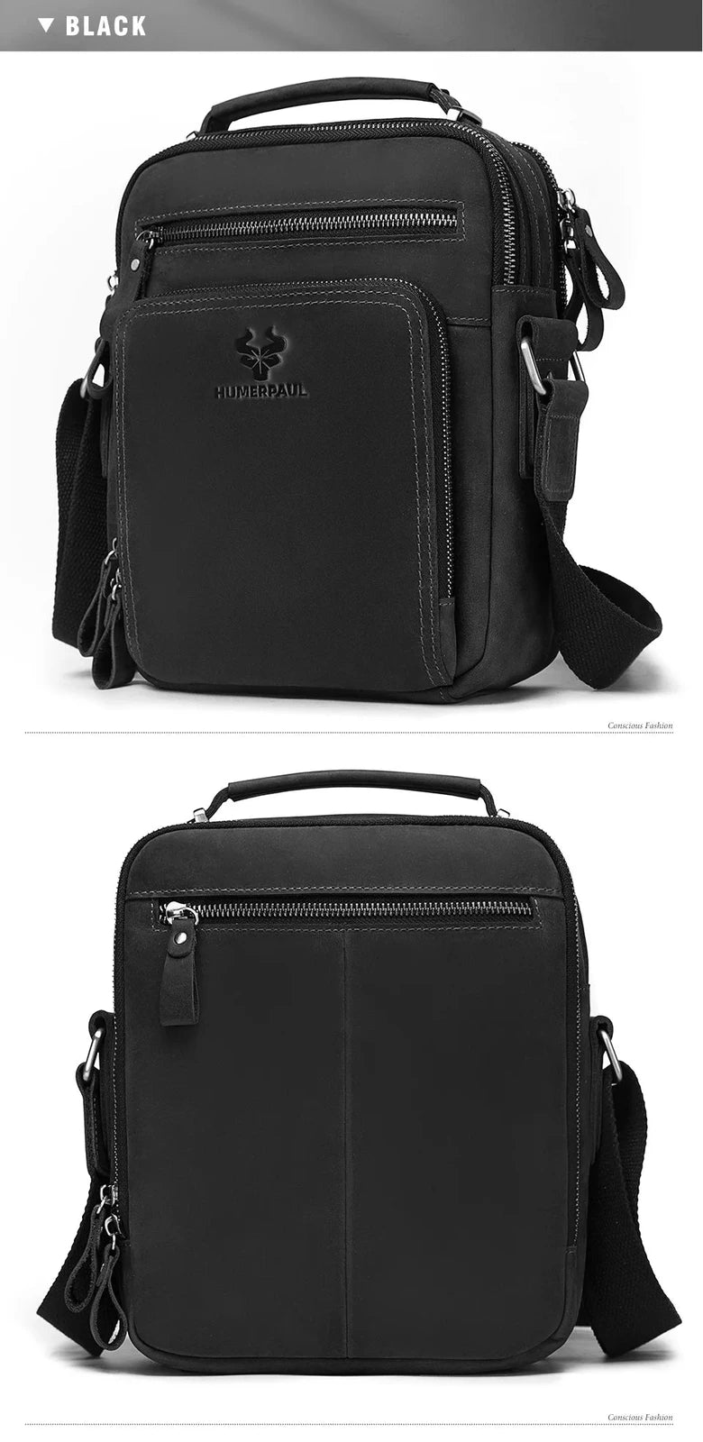 Sac Homme Cuir Bandoulière "Le Globe-Trotter"