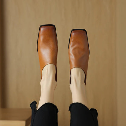 Mule en Cuir pour Femme élégante "La Mirage"