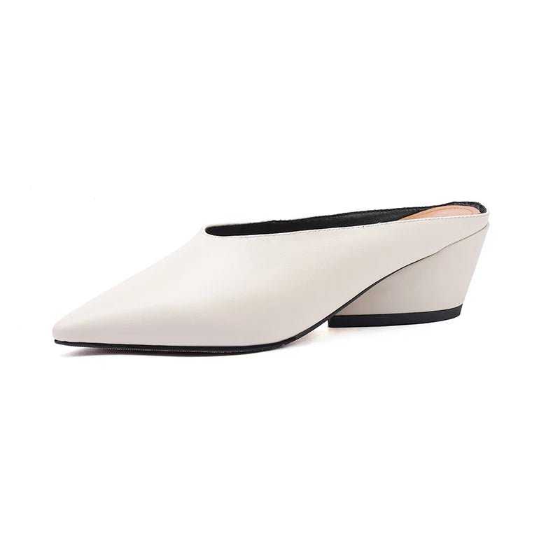 Mule en Cuir pour Femme Élégante "La Stellar"