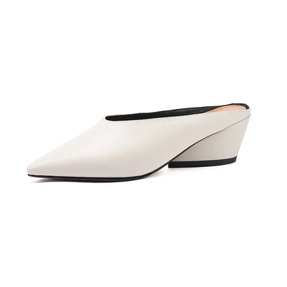 Mule en Cuir pour Femme Élégante "La Stellar"