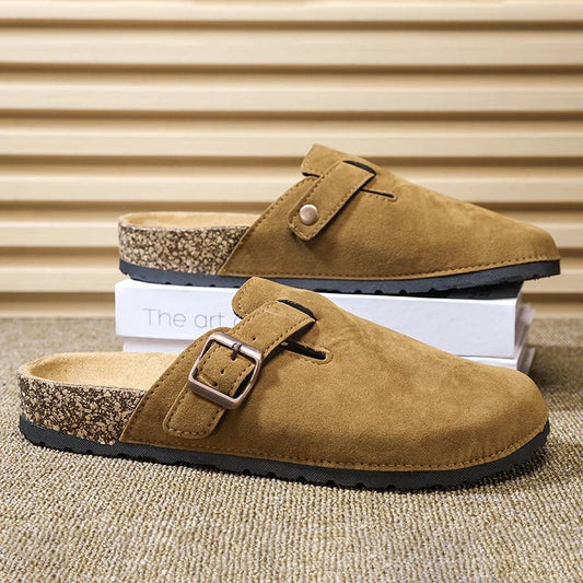 Mules en cuir pour homme "La Riviera" - Restaur Cuirs