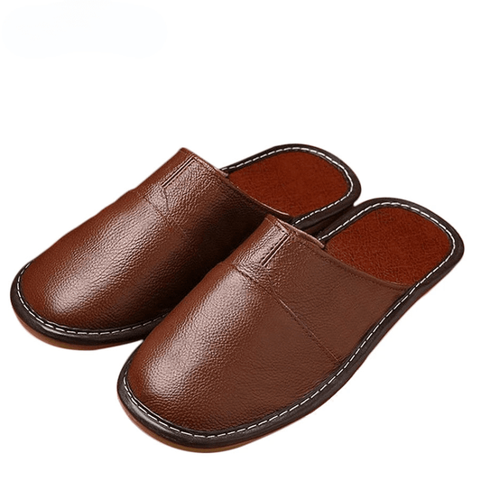 Mules en cuir pour homme "Le Prestige" - Restaur Cuirs