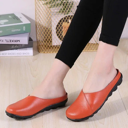 Mules femme cuir confort "La Romaine" - Restaur Cuirs