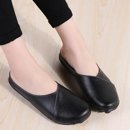 Mules femme cuir confort "La Romaine" - Restaur Cuirs