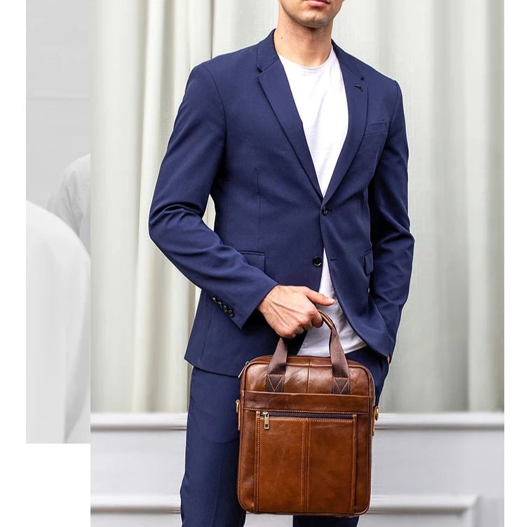Pochette Bandoulière Cuir pour Homme "L'Explorateur" - Restaur Cuirs