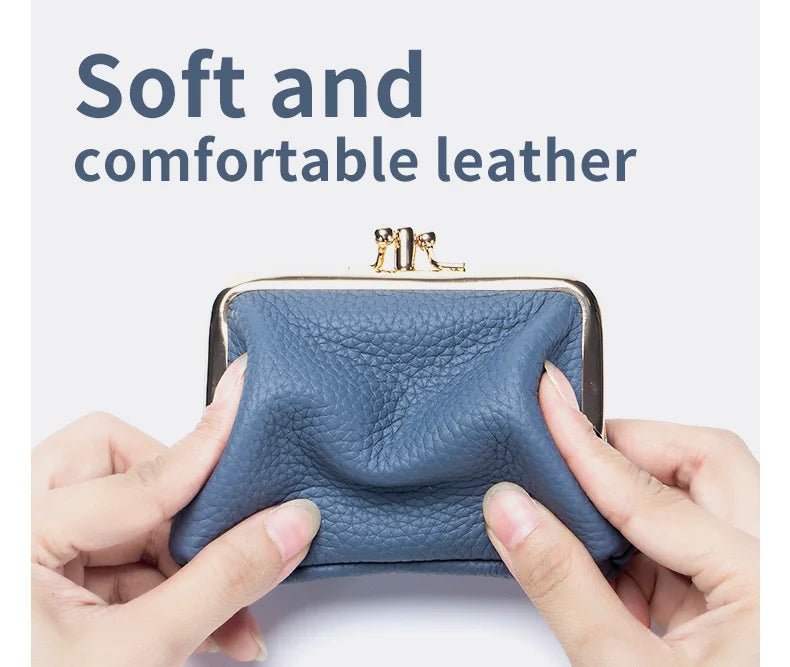 Porte - monnaie en cuir pour femme élégant "La Élita" - Restaur Cuirs
