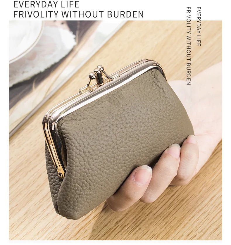 Porte - monnaie en cuir pour femme élégant "La Élita" - Restaur Cuirs