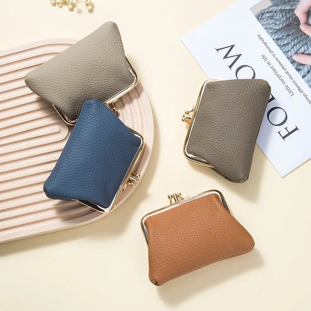 Porte - monnaie en cuir pour femme élégant "La Élita" - Restaur Cuirs