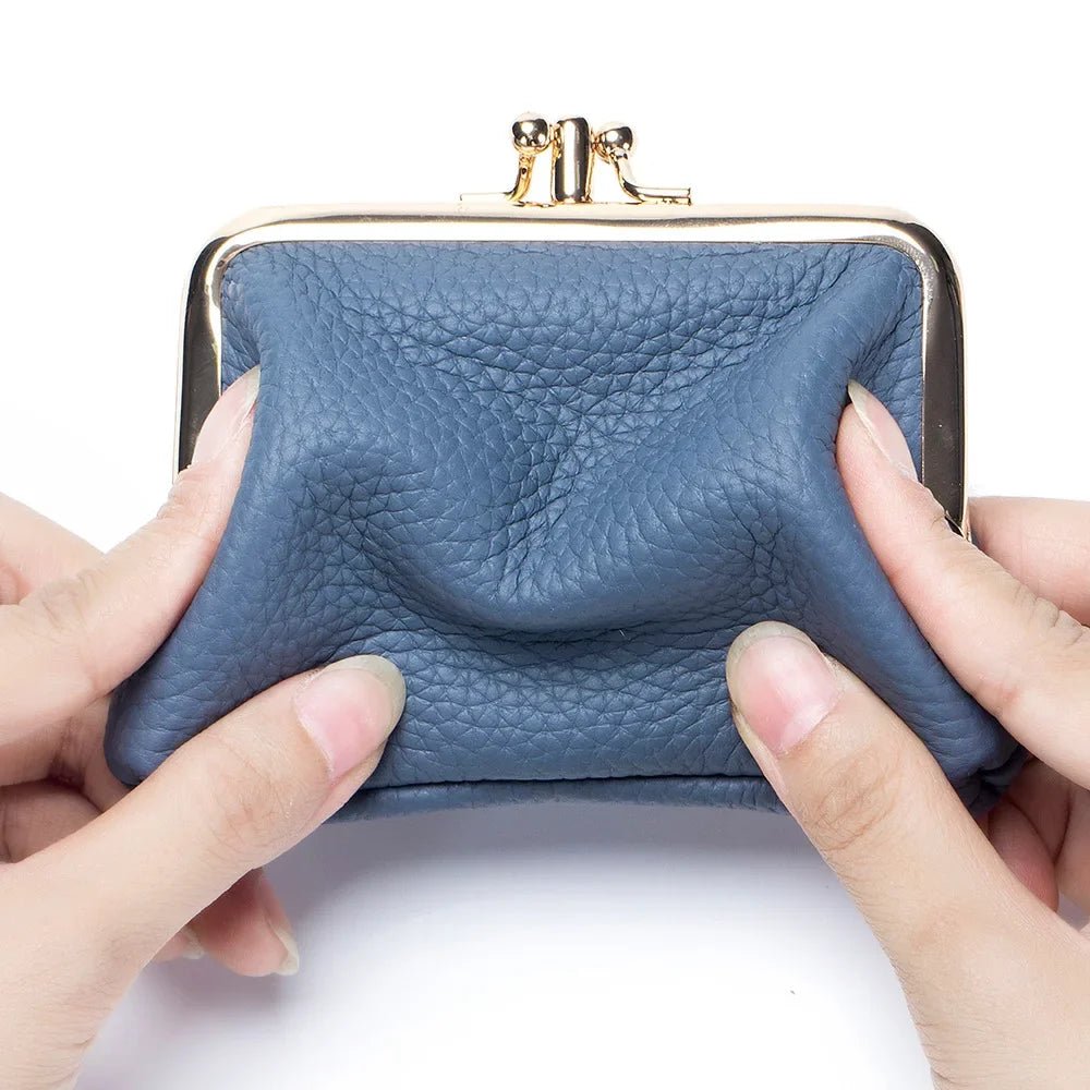 Porte - monnaie en cuir pour femme élégant "La Élita" - Restaur Cuirs