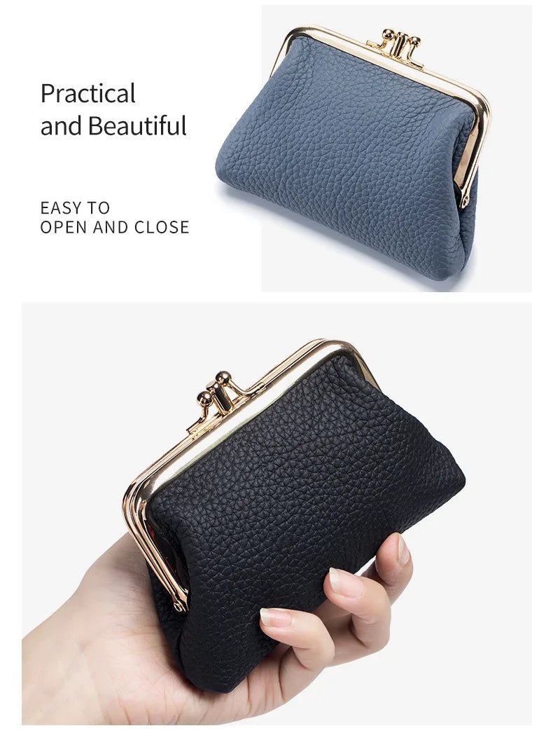 Porte - monnaie en cuir pour femme élégant "La Élita" - Restaur Cuirs