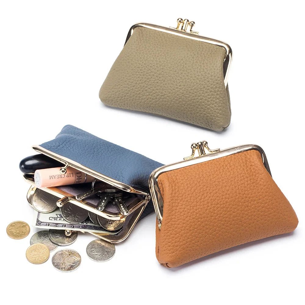 Porte - monnaie en cuir pour femme élégant "La Élita" - Restaur Cuirs