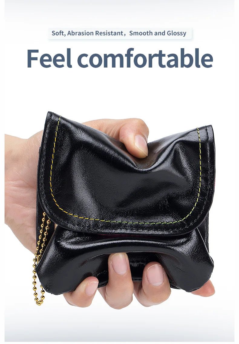 Porte monnaie en cuir pour femme élégant "La Fusion" - Restaur Cuirs