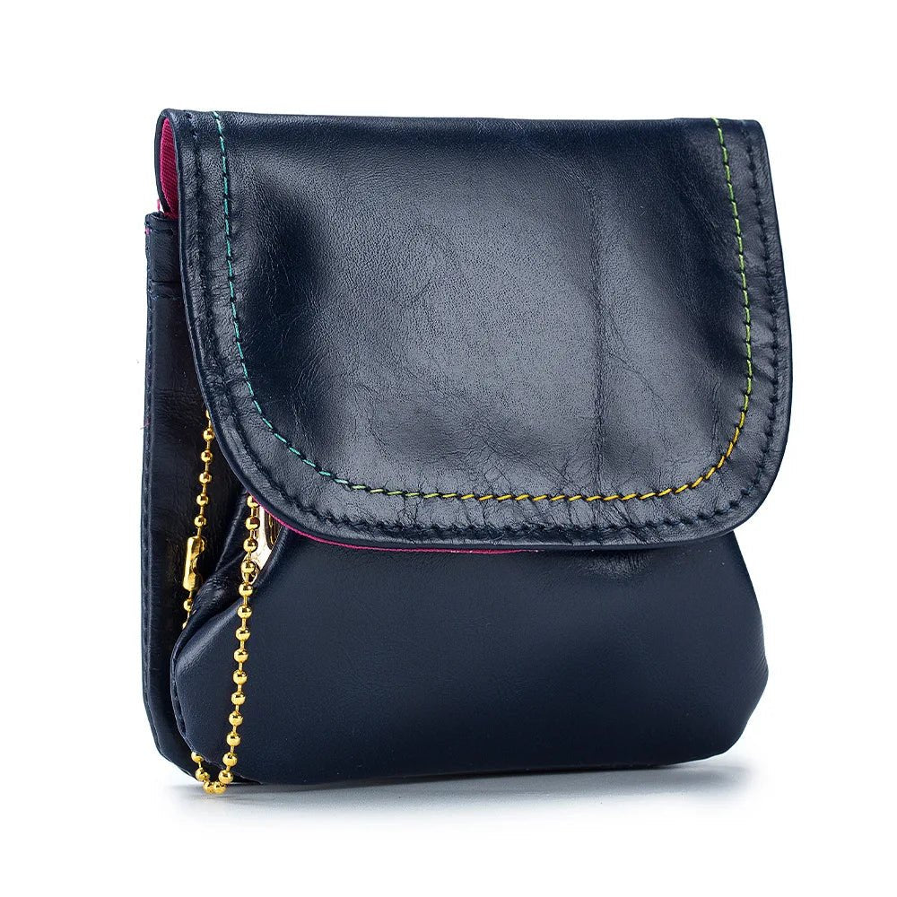 Porte monnaie en cuir pour femme élégant "La Fusion" - Restaur Cuirs