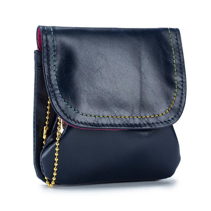 Porte monnaie en cuir pour femme élégant "La Fusion" - Restaur Cuirs