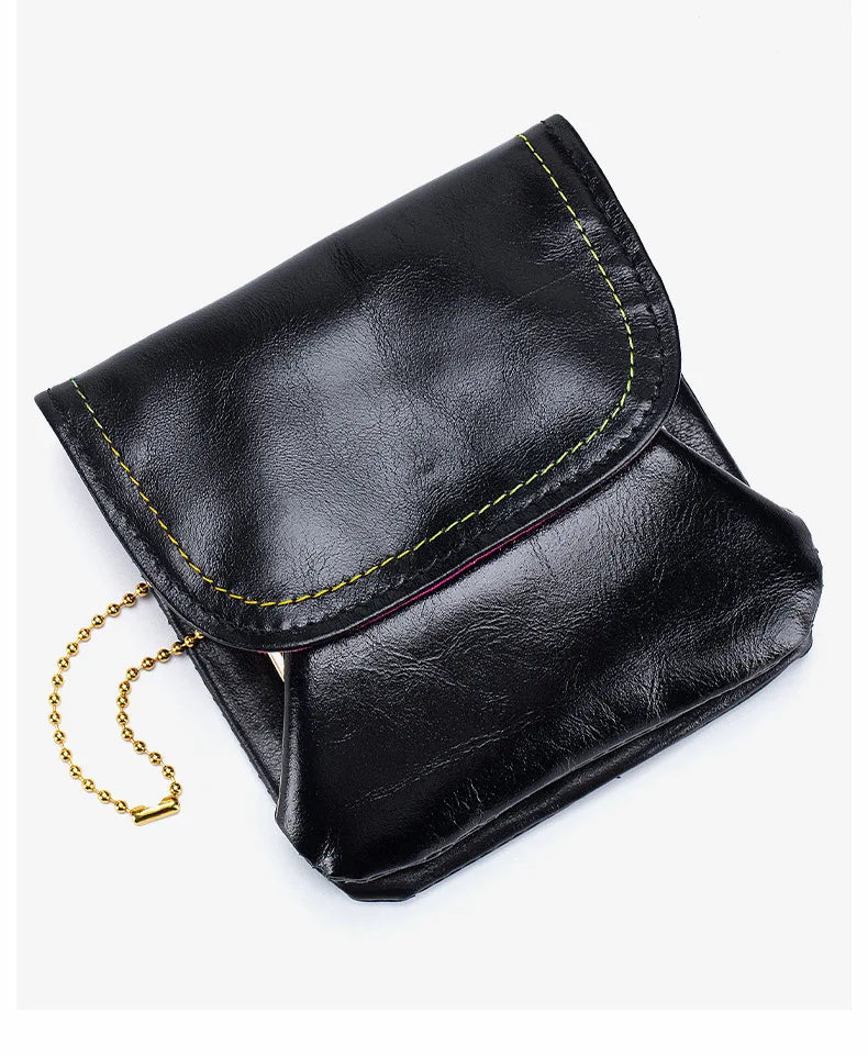 Porte monnaie en cuir pour femme élégant "La Fusion" - Restaur Cuirs