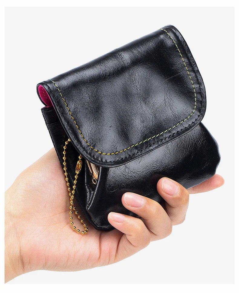 Porte monnaie en cuir pour femme élégant "La Fusion" - Restaur Cuirs