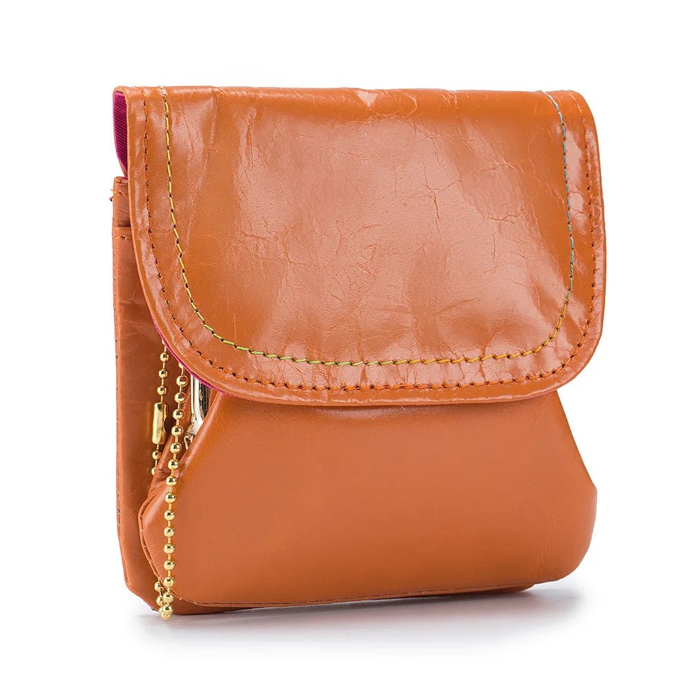 Porte monnaie en cuir pour femme élégant "La Fusion" - Restaur Cuirs