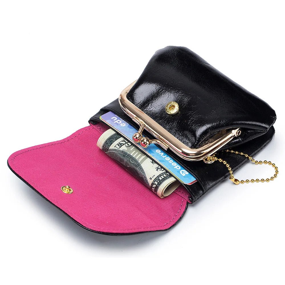 Porte monnaie en cuir pour femme élégant "La Fusion" - Restaur Cuirs
