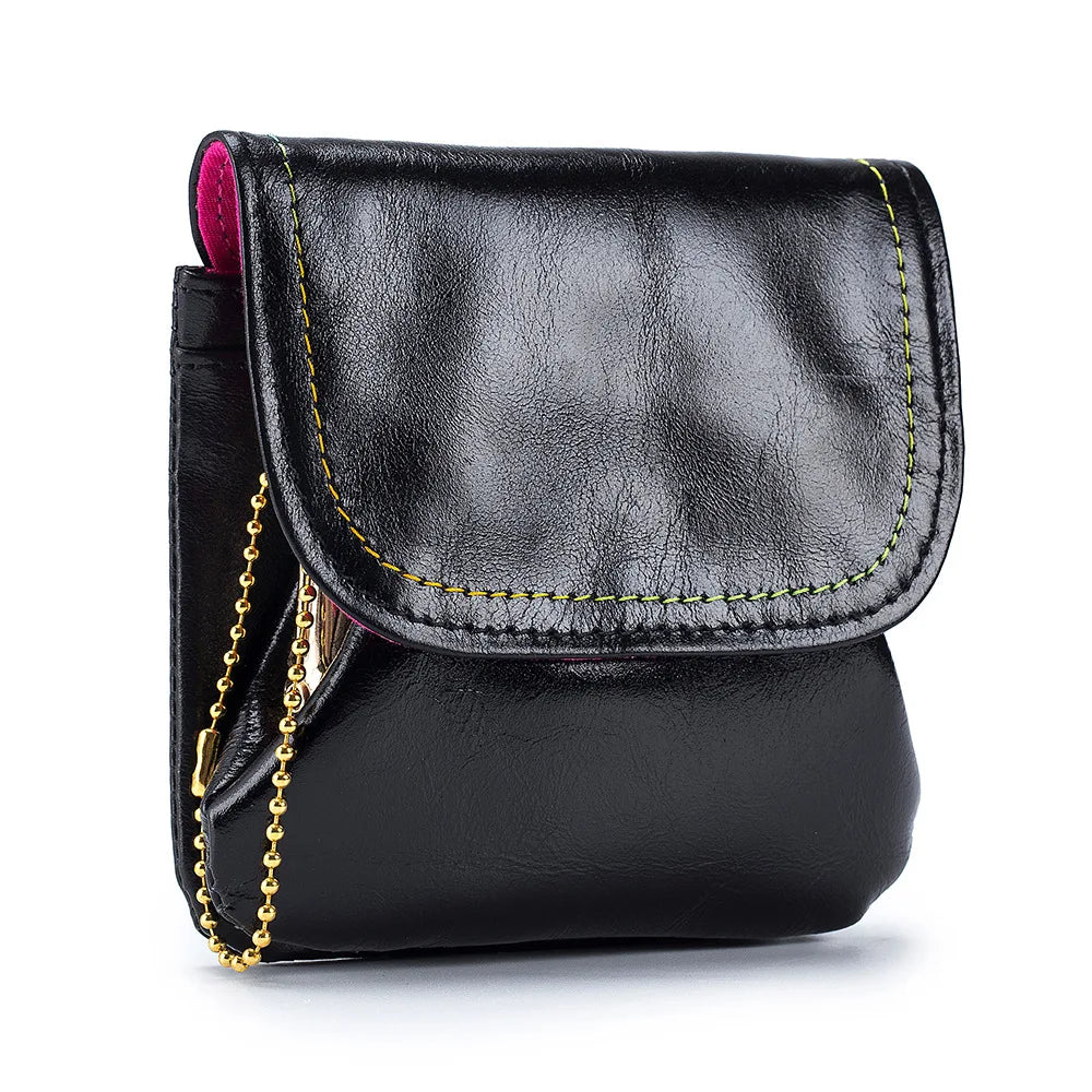 Porte monnaie en cuir pour femme élégant "La Fusion" - Restaur Cuirs