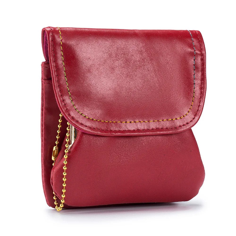 Porte monnaie en cuir pour femme élégant "La Fusion" - Restaur Cuirs