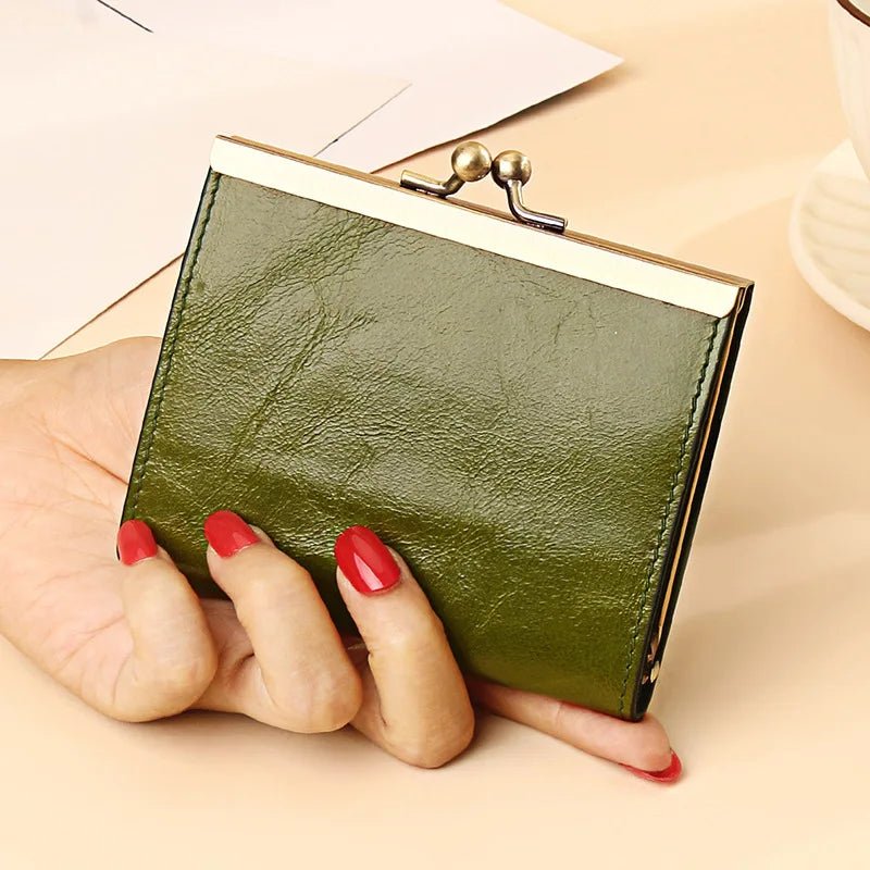 Porte - monnaie en cuir pour femme élégant "La Nymphe" - Restaur Cuirs