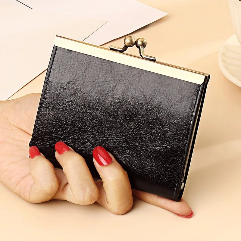 Porte - monnaie en cuir pour femme élégant "La Nymphe" - Restaur Cuirs
