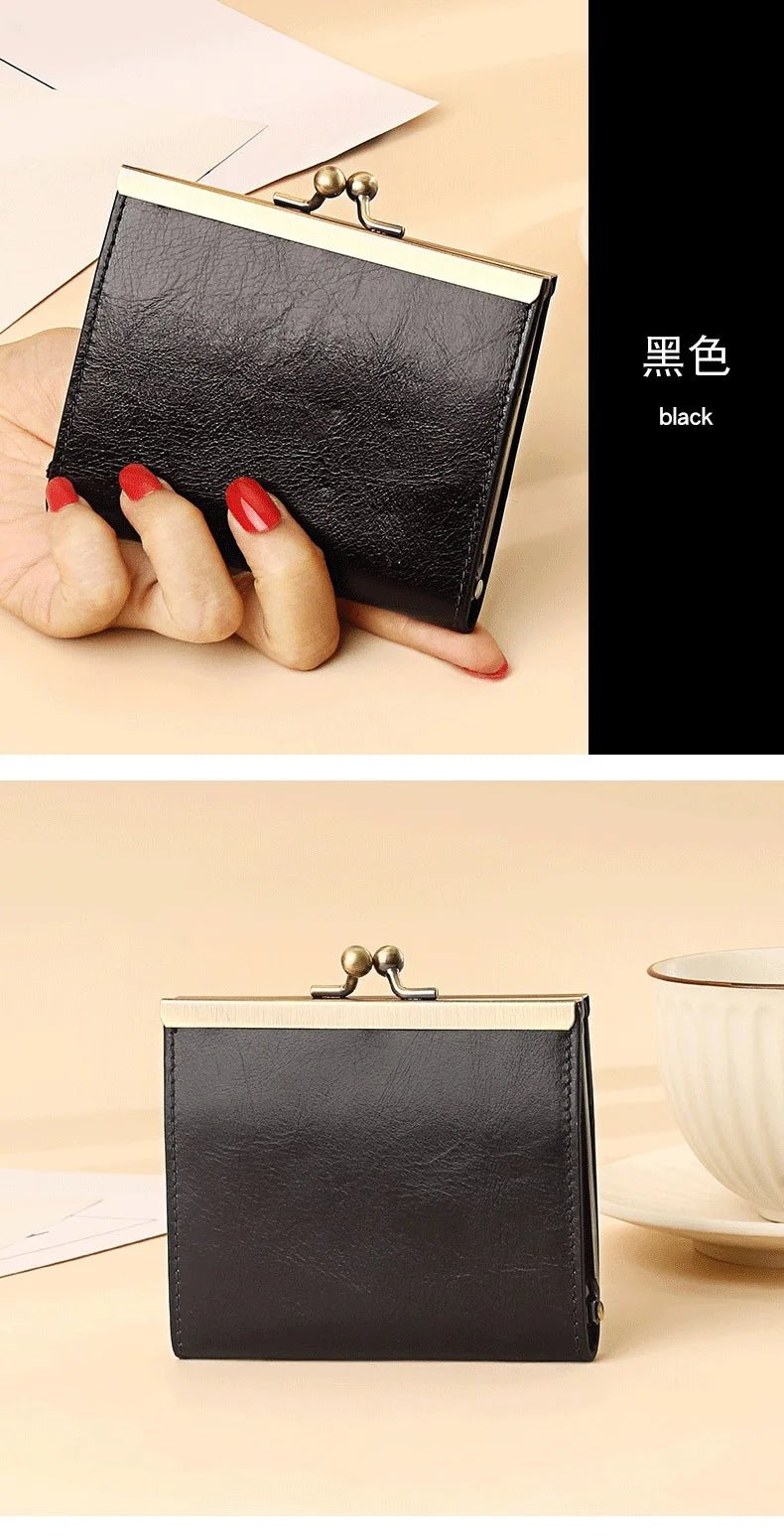 Porte - monnaie en cuir pour femme élégant "La Nymphe" - Restaur Cuirs