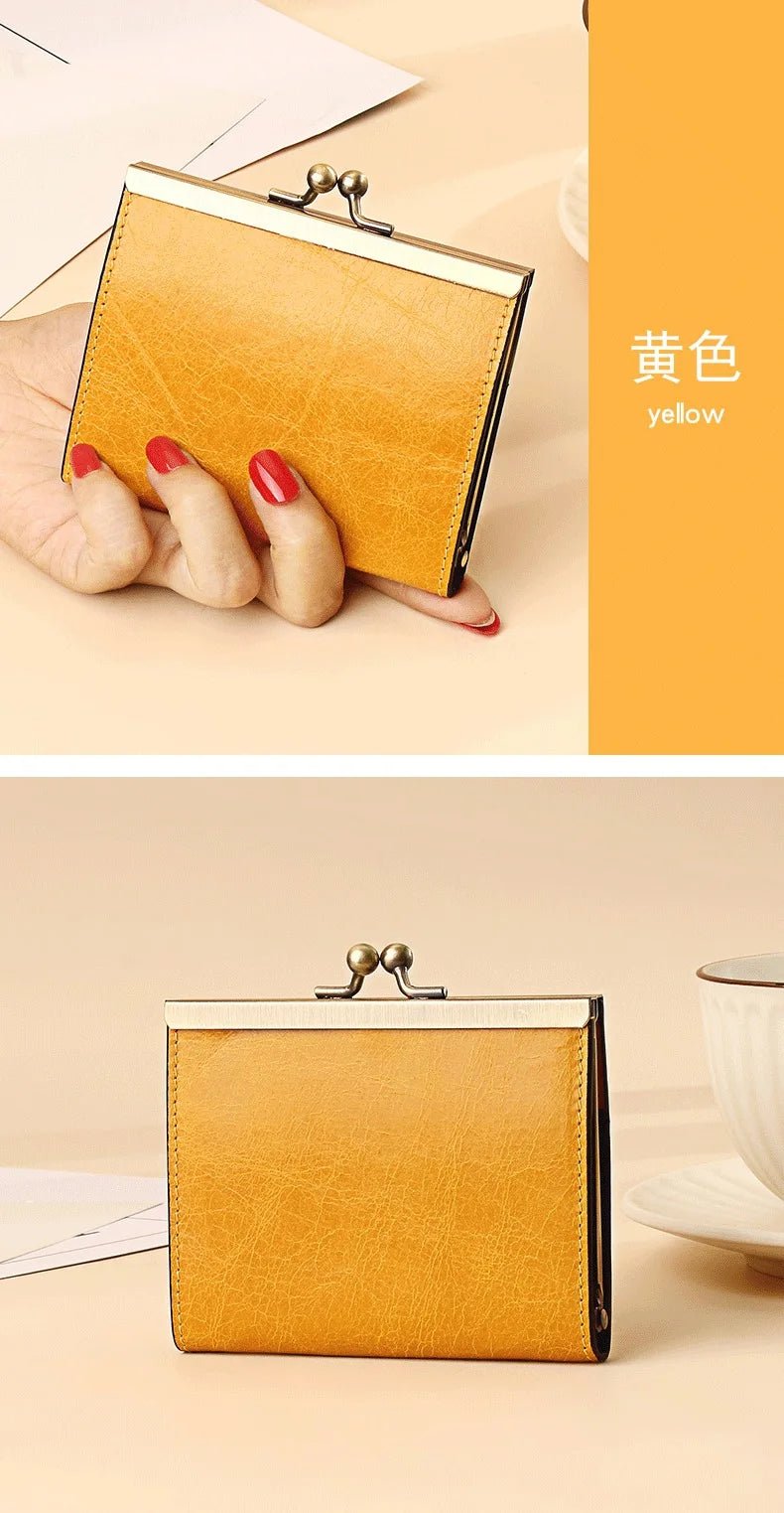 Porte - monnaie en cuir pour femme élégant "La Nymphe" - Restaur Cuirs