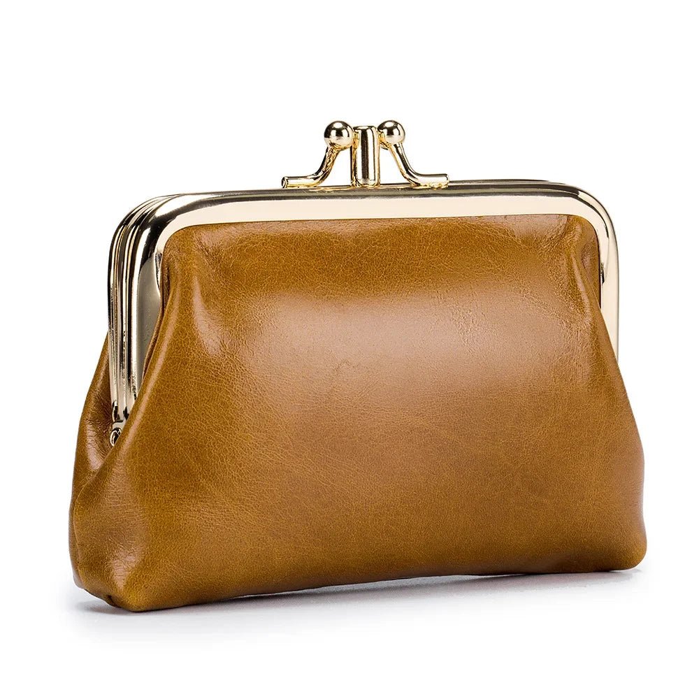 Porte - monnaie en cuir pour femme élégant "La Poésie" - Restaur Cuirs