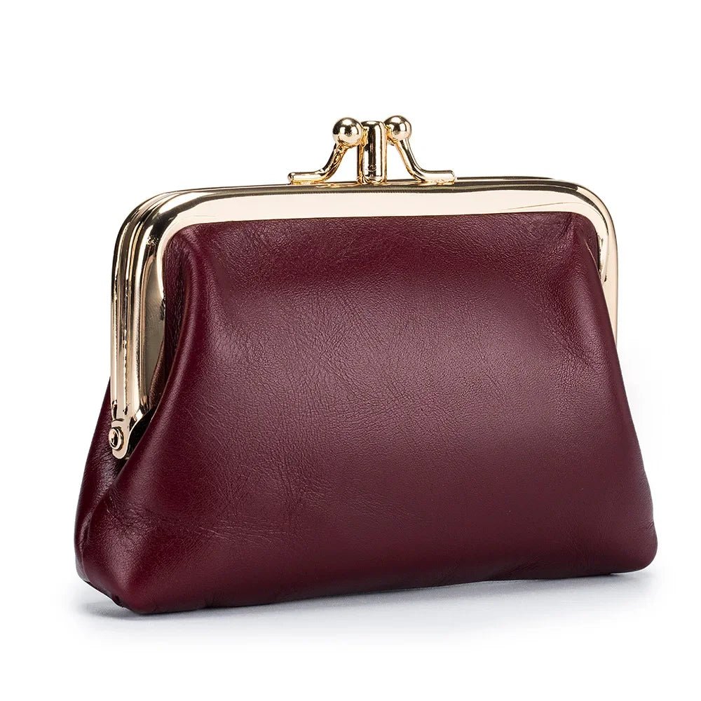 Porte - monnaie en cuir pour femme élégant "La Poésie" - Restaur Cuirs