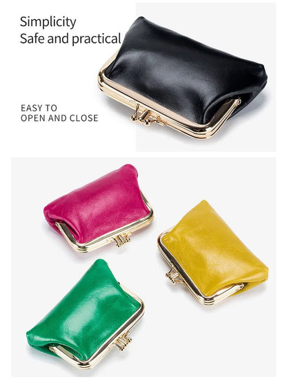 Porte - monnaie en cuir pour femme élégant "La Poésie" - Restaur Cuirs