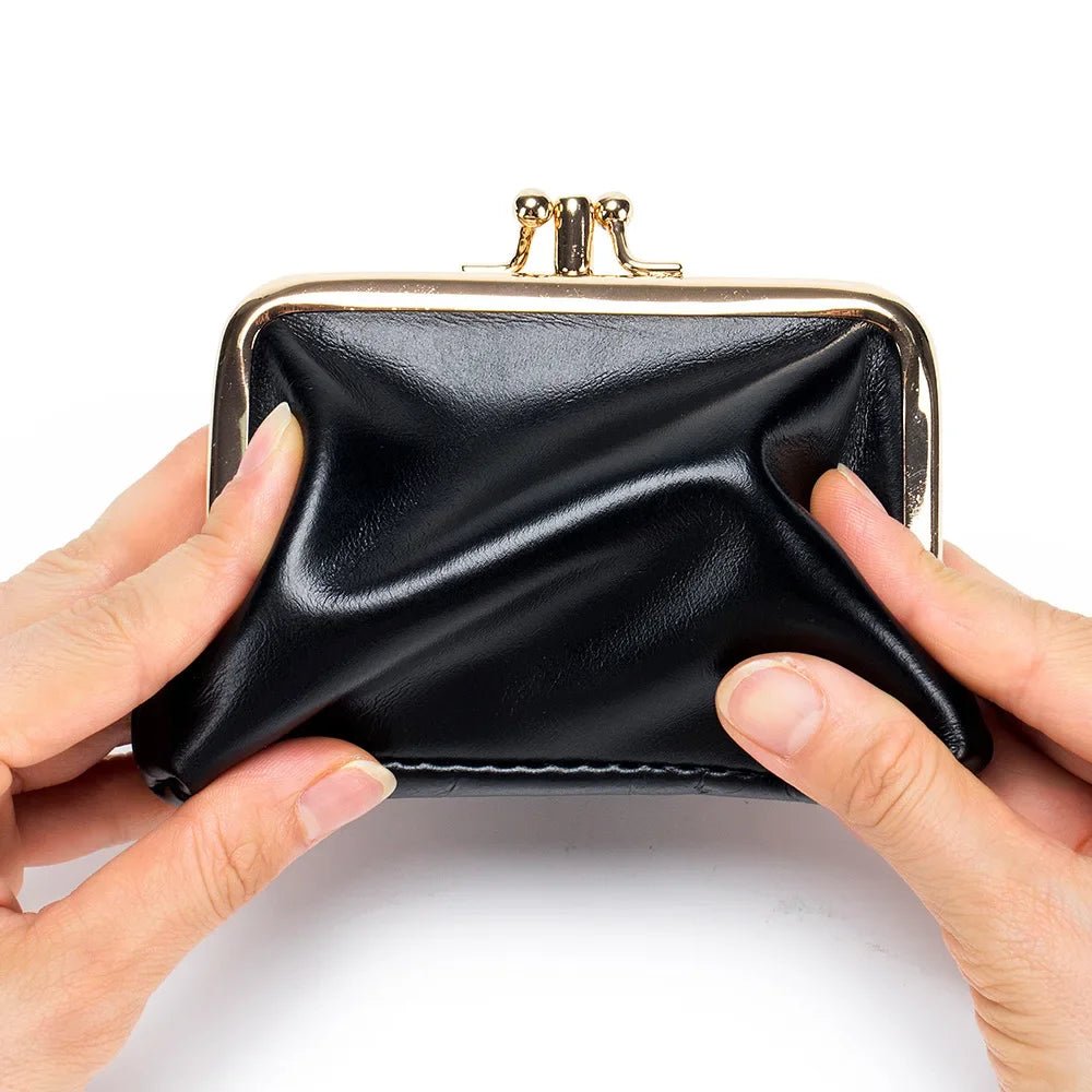 Porte - monnaie en cuir pour femme élégant "La Poésie" - Restaur Cuirs