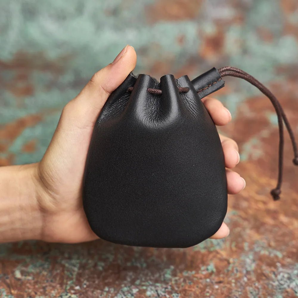 Porte monnaie en cuir pour femme élégant "La Rêveuse" - Restaur Cuirs