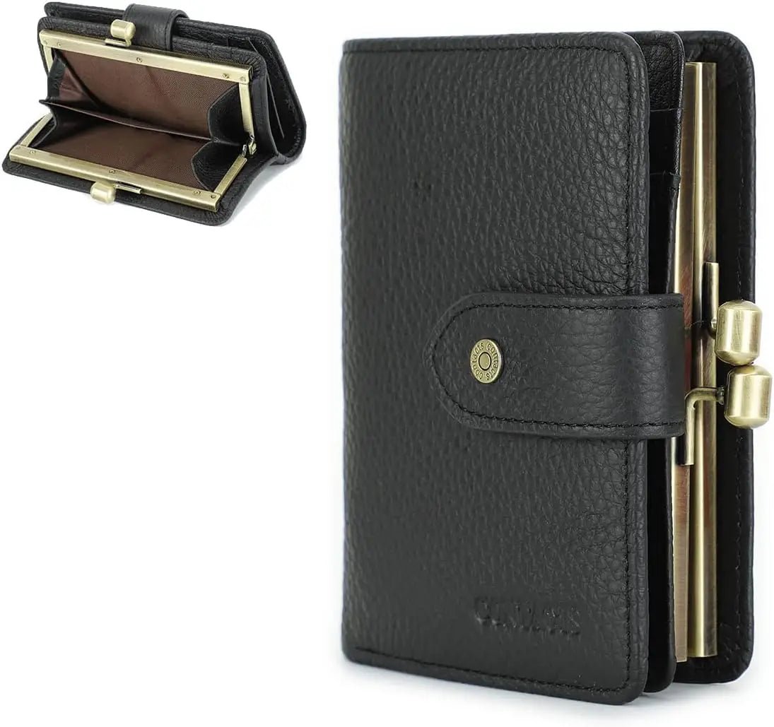 Porte - monnaie en cuir pour femme élégant "La Saphir" - Restaur Cuirs