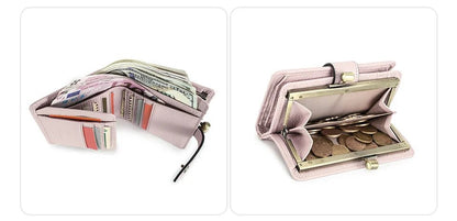 Porte - monnaie en cuir pour femme élégant "La Saphir" - Restaur Cuirs