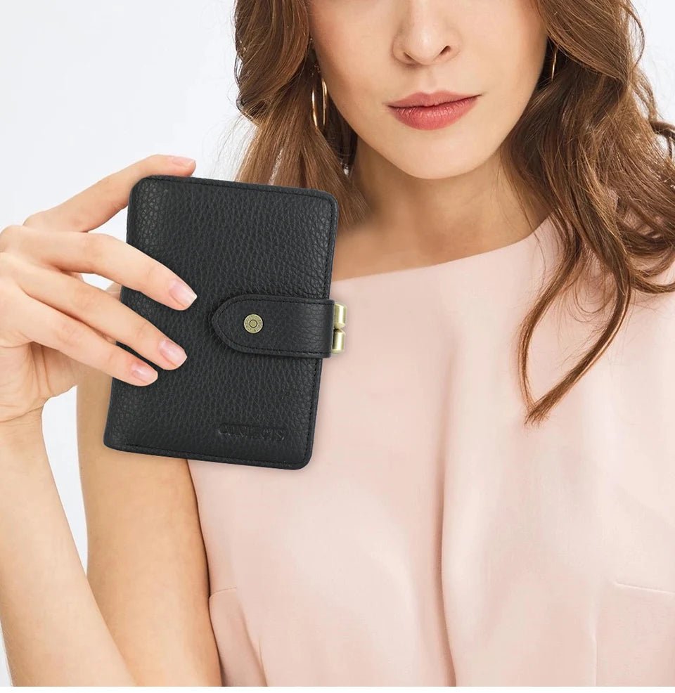 Porte - monnaie en cuir pour femme élégant "La Saphir" - Restaur Cuirs
