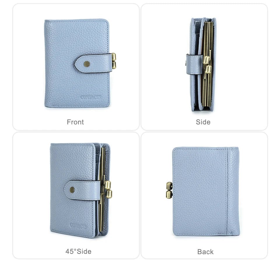 Porte - monnaie en cuir pour femme élégant "La Saphir" - Restaur Cuirs