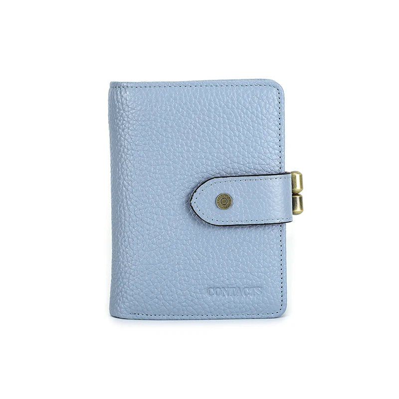 Porte - monnaie en cuir pour femme élégant "La Saphir" - Restaur Cuirs