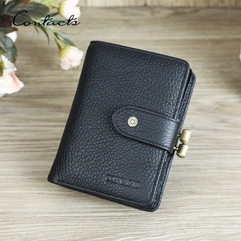 Porte - monnaie en cuir pour femme élégant "La Saphir" - Restaur Cuirs