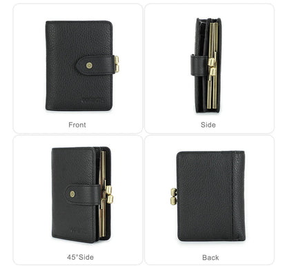 Porte - monnaie en cuir pour femme élégant "La Saphir" - Restaur Cuirs