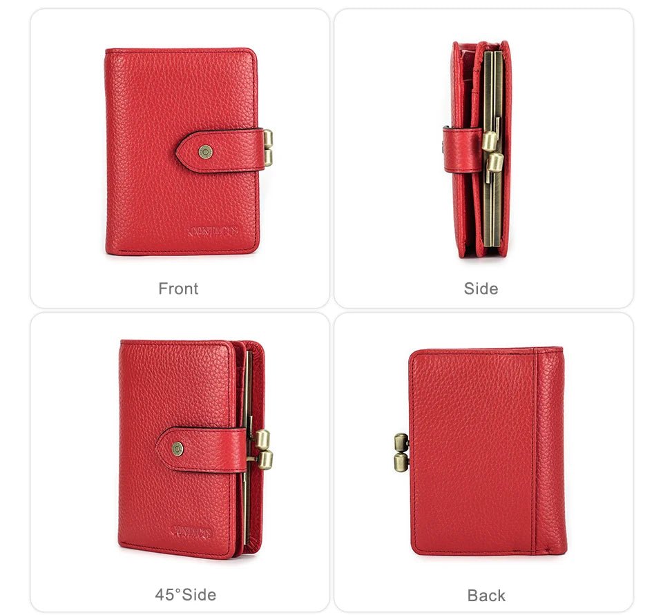 Porte - monnaie en cuir pour femme élégant "La Saphir" - Restaur Cuirs