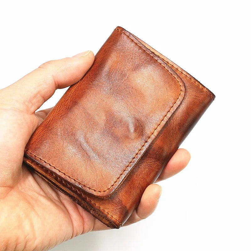 Porte - monnaie en cuir pour femme élégant "L'Indémodable" - Restaur Cuirs