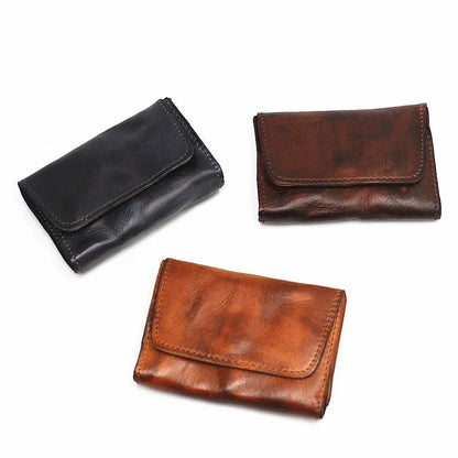 Porte - monnaie en cuir pour femme élégant "L'Indémodable" - Restaur Cuirs