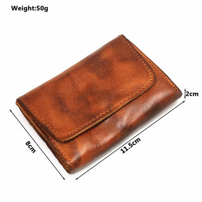 Porte - monnaie en cuir pour femme élégant "L'Indémodable" - Restaur Cuirs