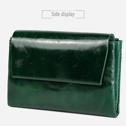 Porte monnaie en cuir pour femme élégant "L'Orchidée" - Restaur Cuirs
