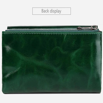 Porte monnaie en cuir pour femme élégant "L'Orchidée" - Restaur Cuirs