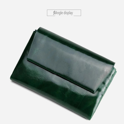 Porte monnaie en cuir pour femme élégant "L'Orchidée" - Restaur Cuirs
