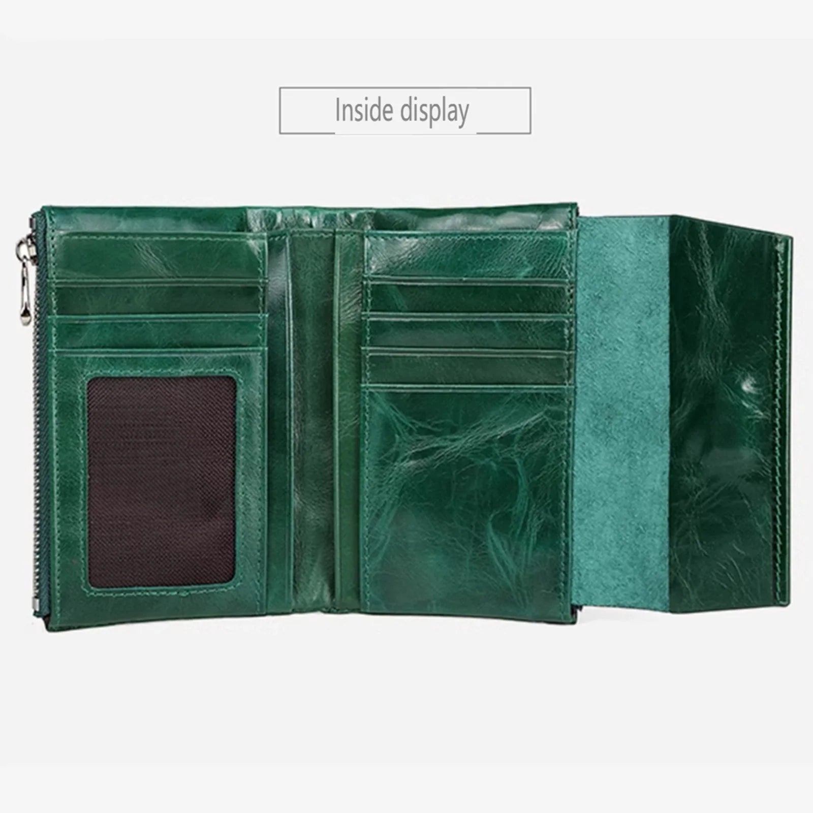 Porte monnaie en cuir pour femme élégant "L'Orchidée" - Restaur Cuirs
